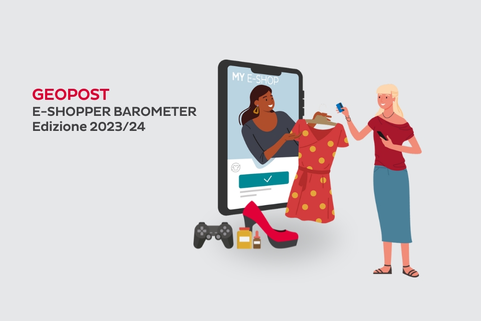 e-shopper barometer illustration women buy online