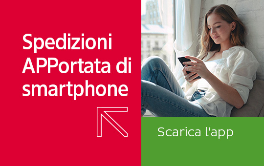 ragazza utilizza la nuova app myBRT da smartphone