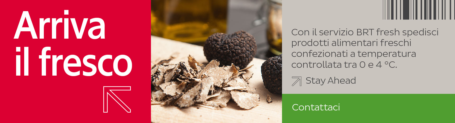 Arriva il fresco e immagine di tartufo