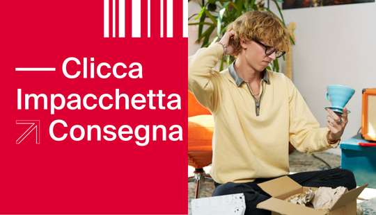 man returning parcel